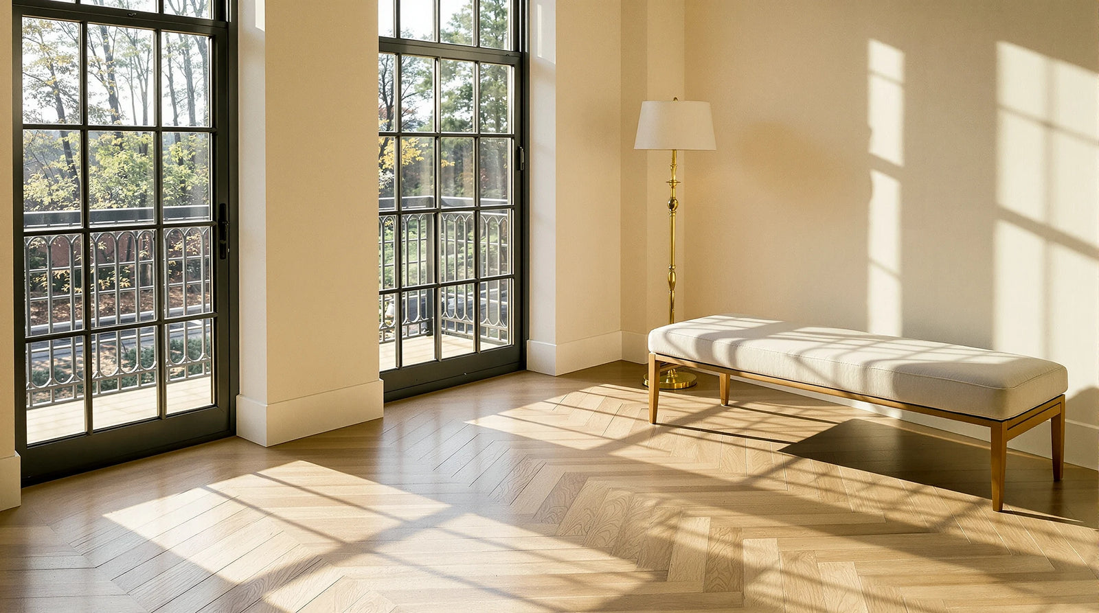 Vinyl Tile — on the job
