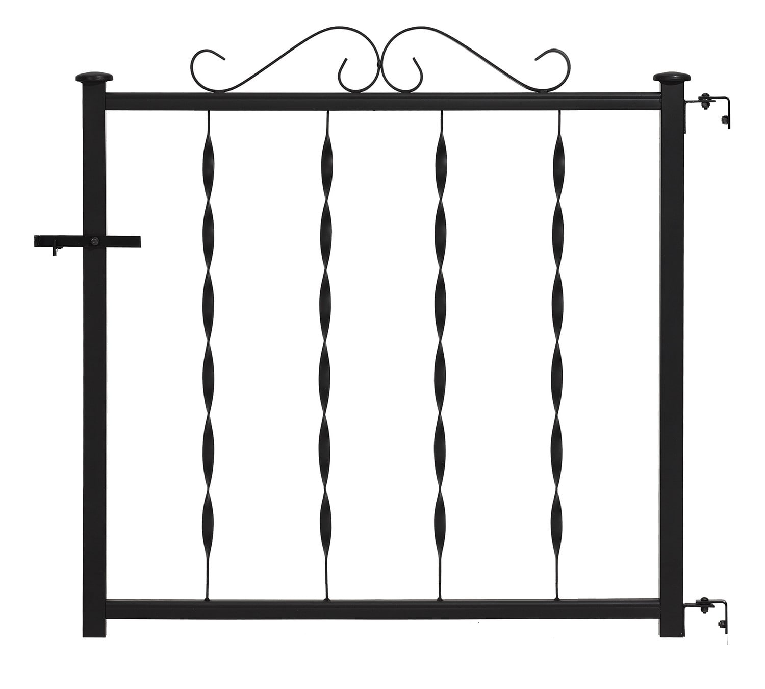 A single green leaf against a white background.