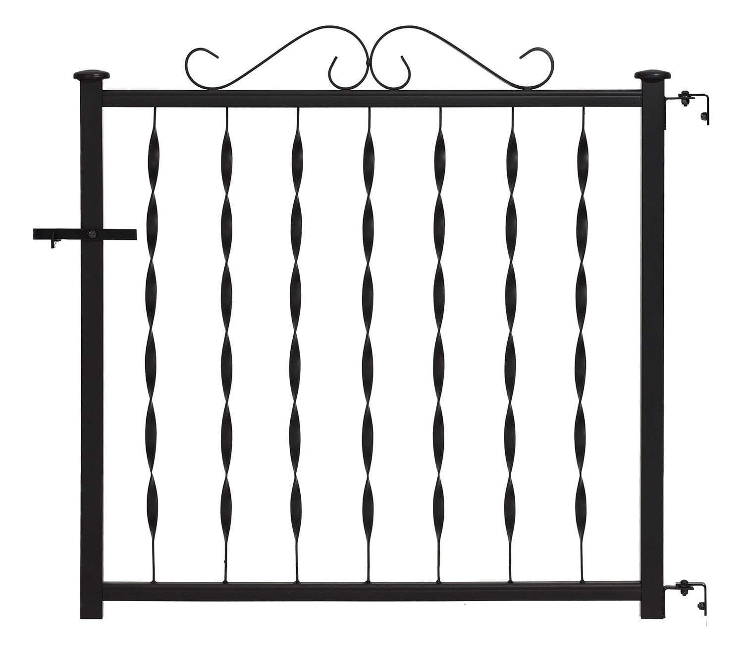 A single green leaf against a white background.