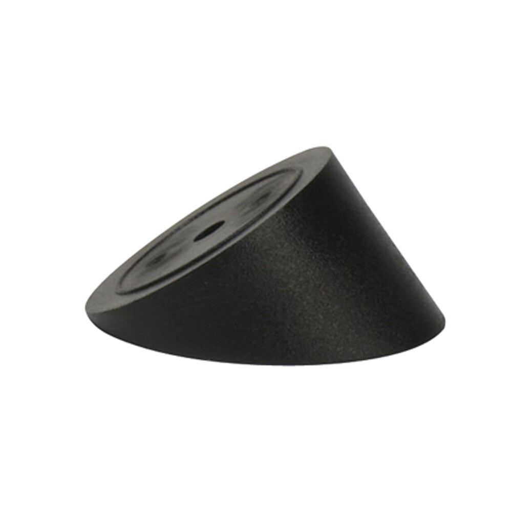 A single green leaf against a white background.