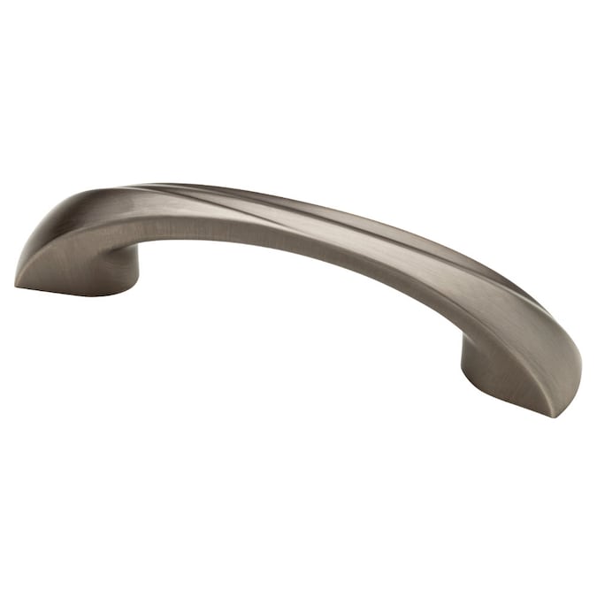 Brainerd Emmy 3-in or 3-3/4-in (76Mm or 96mm) Center to Center Heirloom Silver Dual Mount Arch Handle Drawer Pull