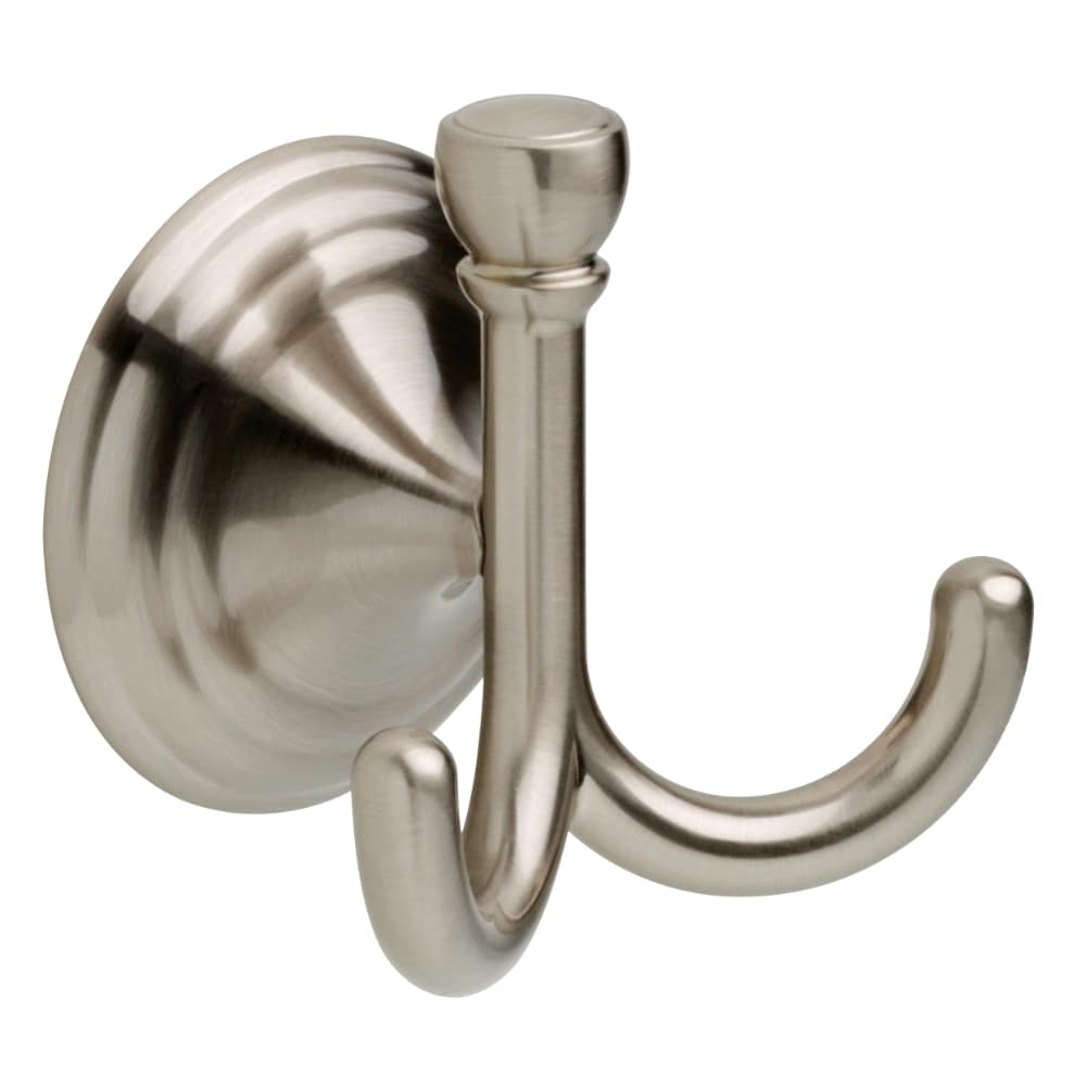 Brushed Nickel Towel Hooknull