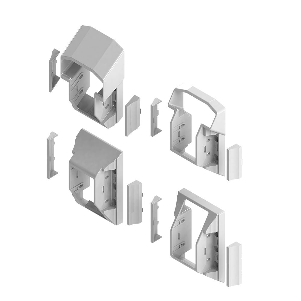 A single green leaf against a white background.