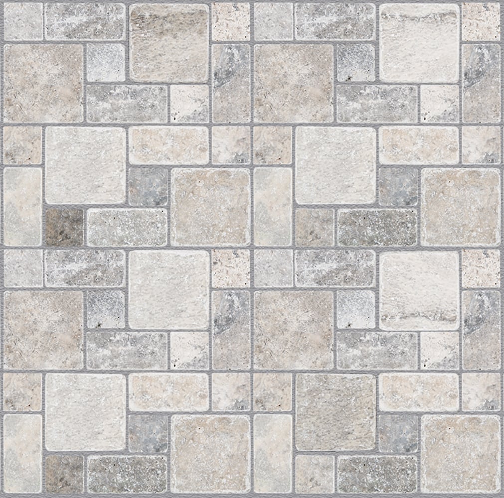Satori Silver Crescent 12-in x 12-in Honed Natural Stone Look Mosaic W –  Super Arbor, image size:1011x1000