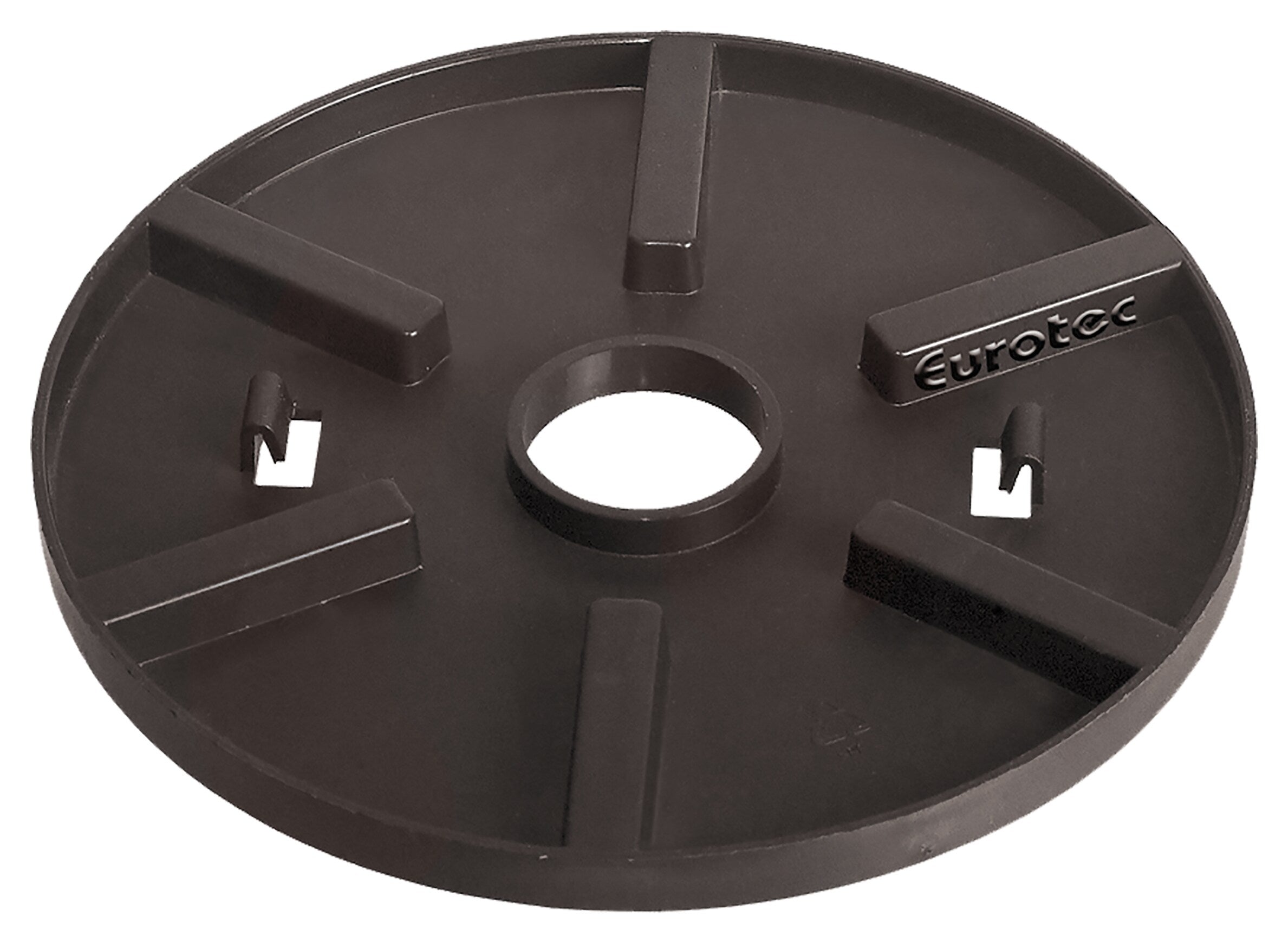 A single green leaf against a white background.