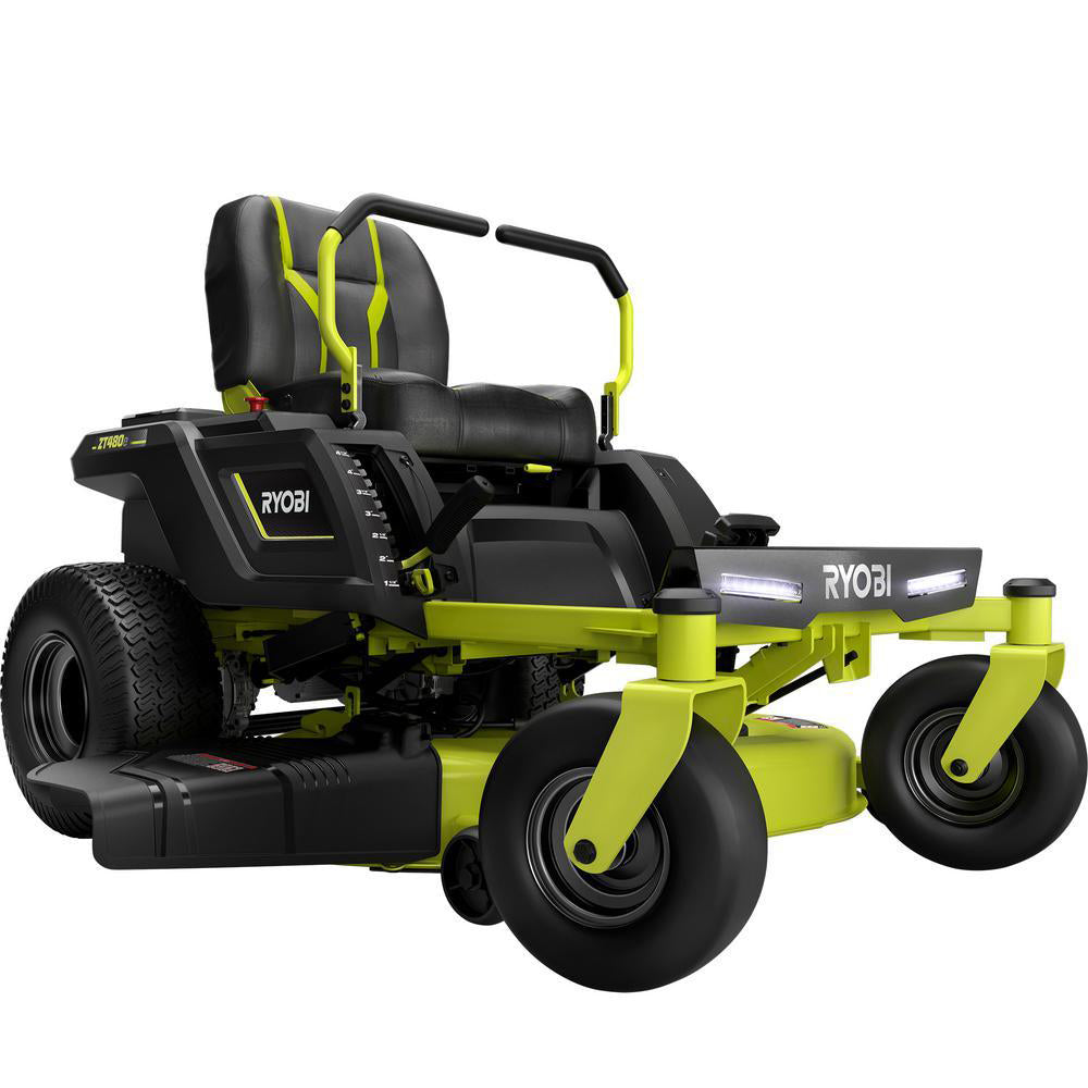 RYOBI 42 100 Ah Battery Electric Riding Zero Turn Mower