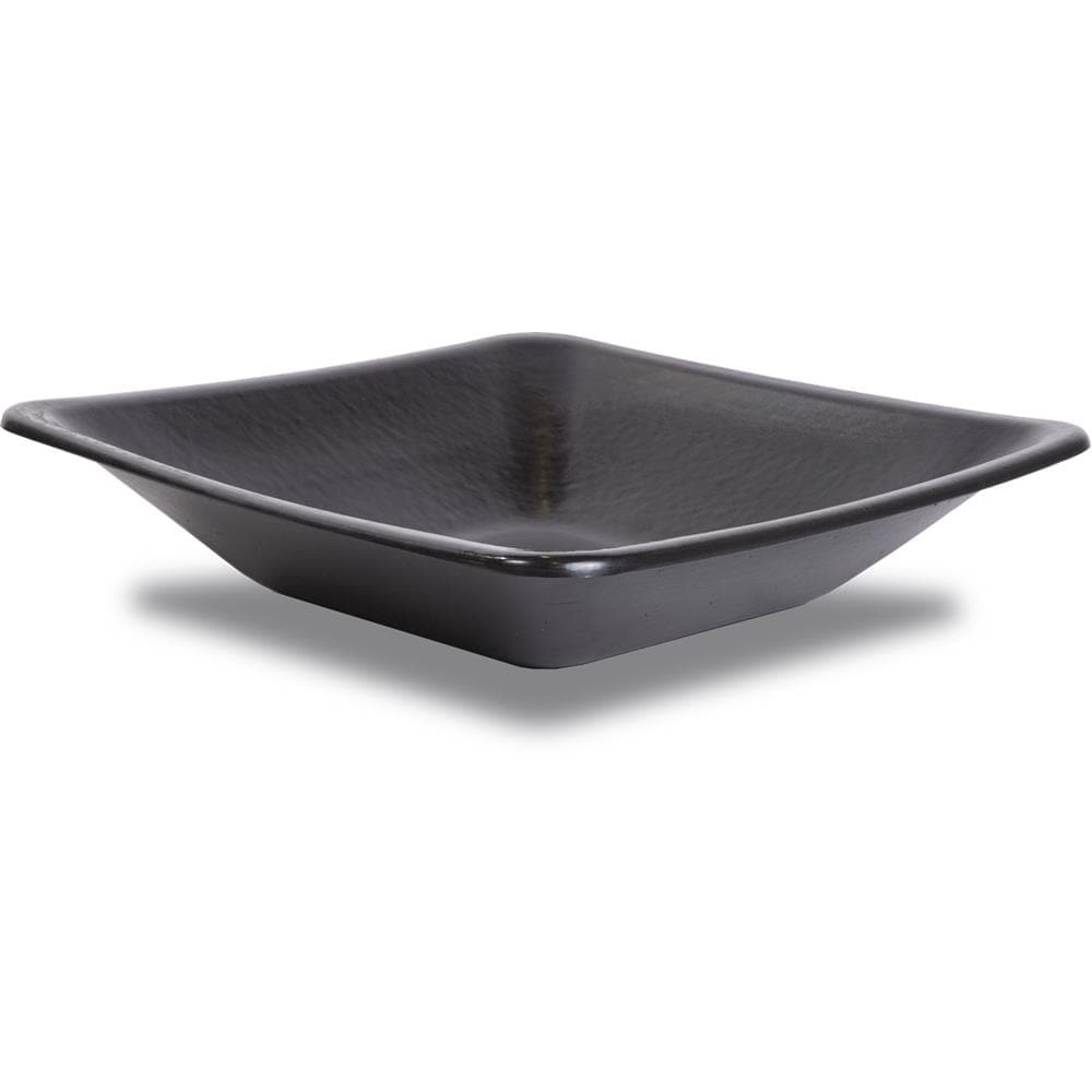 A single green leaf against a white background.