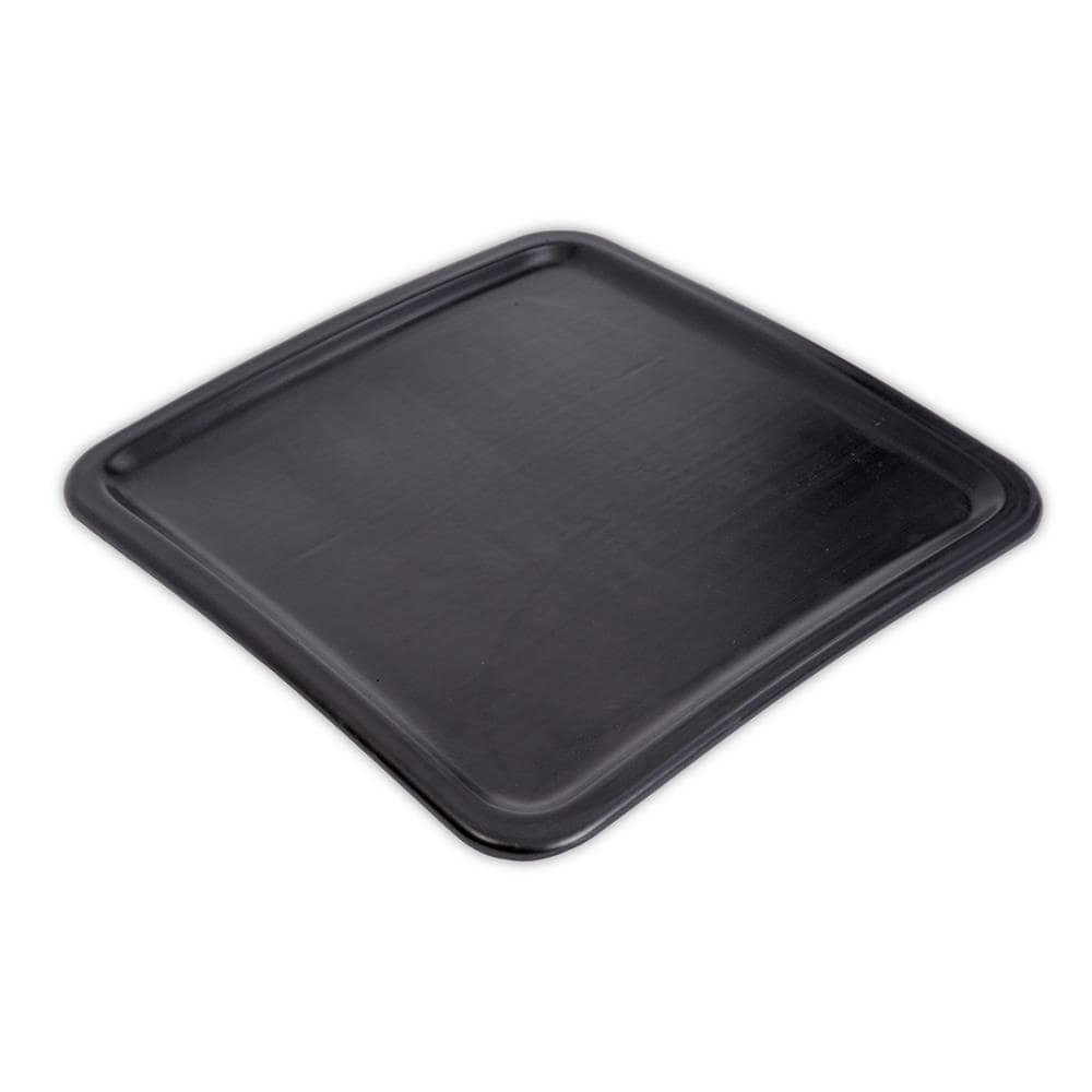 A single green leaf against a white background.