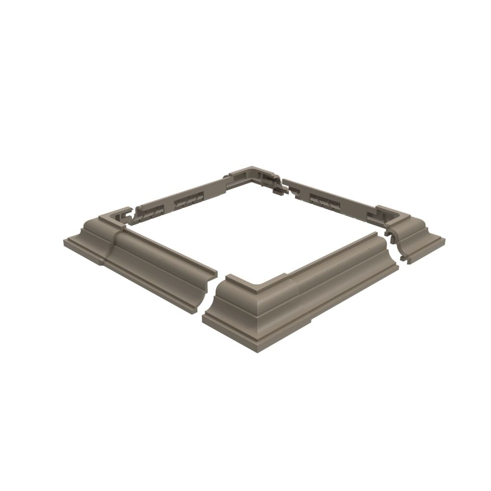 A single green leaf against a white background.