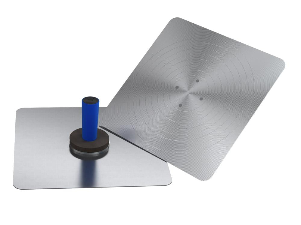 A single green leaf against a white background.