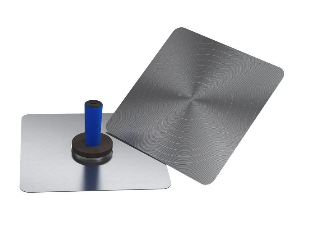 A single green leaf against a white background.