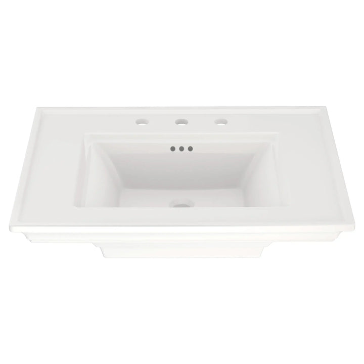 American Standard Town Square S 8 in. Widespread Pedestal Sink Basin in White