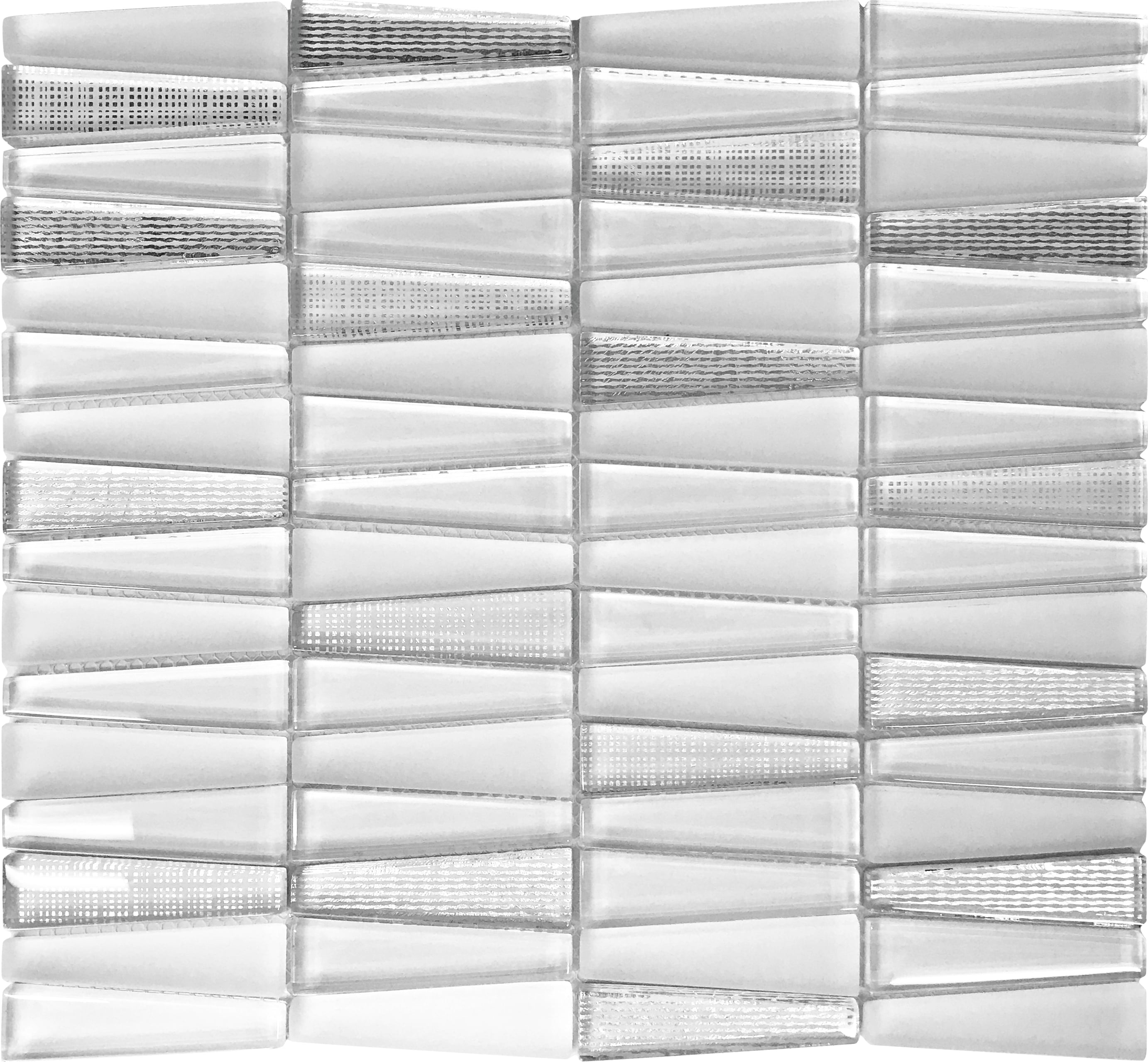 A single green leaf against a white background.