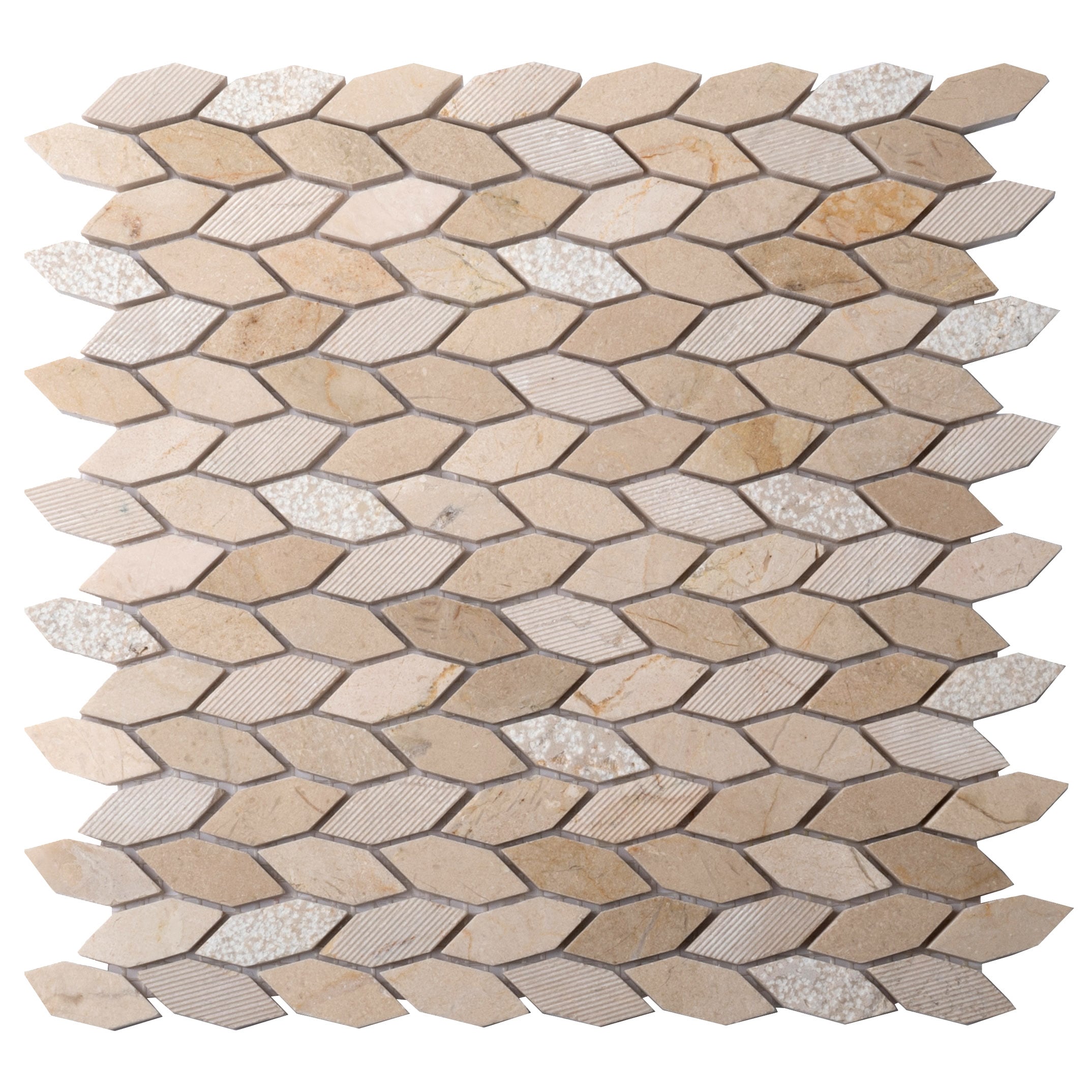 A single green leaf against a white background.