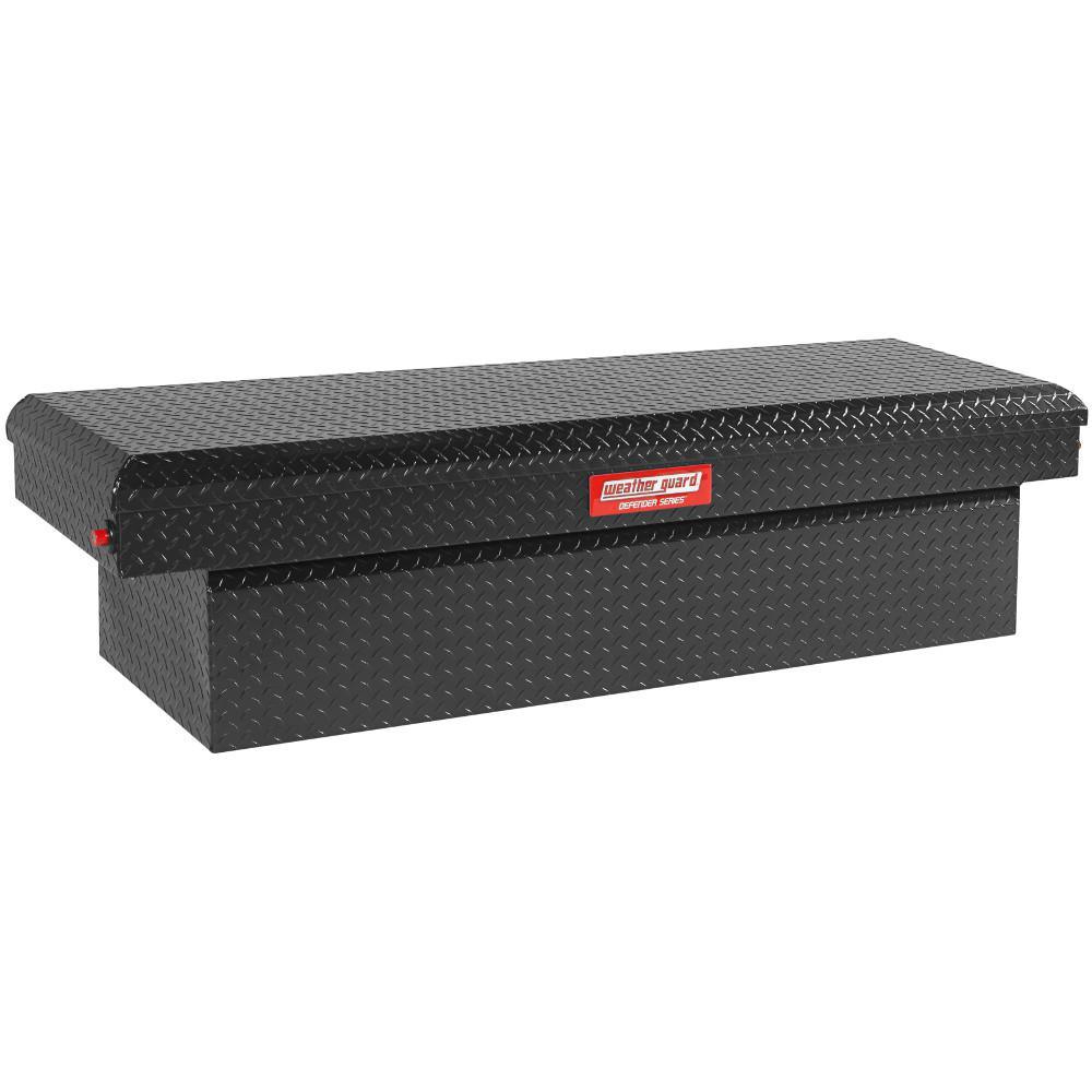 Weather Guard 71.38 in. Matte Black Aluminum Full Size Crossbed