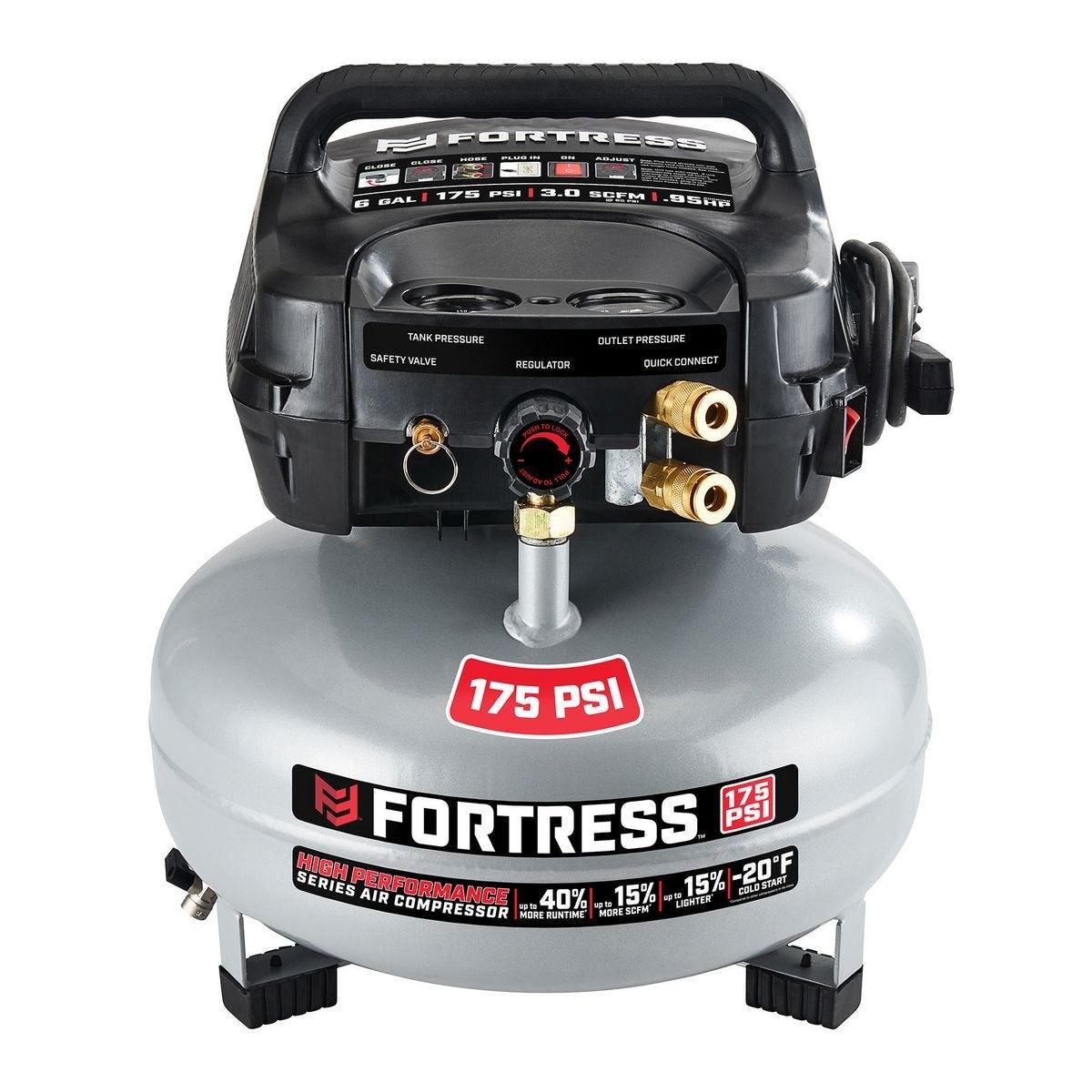 6 gallon 175 PSI High Performance Hand Carry Jobsite Air