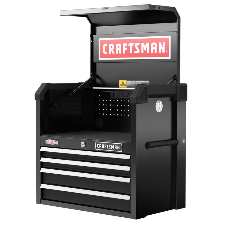 CRAFTSMAN 2000 Series 26-in W x 24.7-in H 4-Drawer Steel Tool Chest (B ...