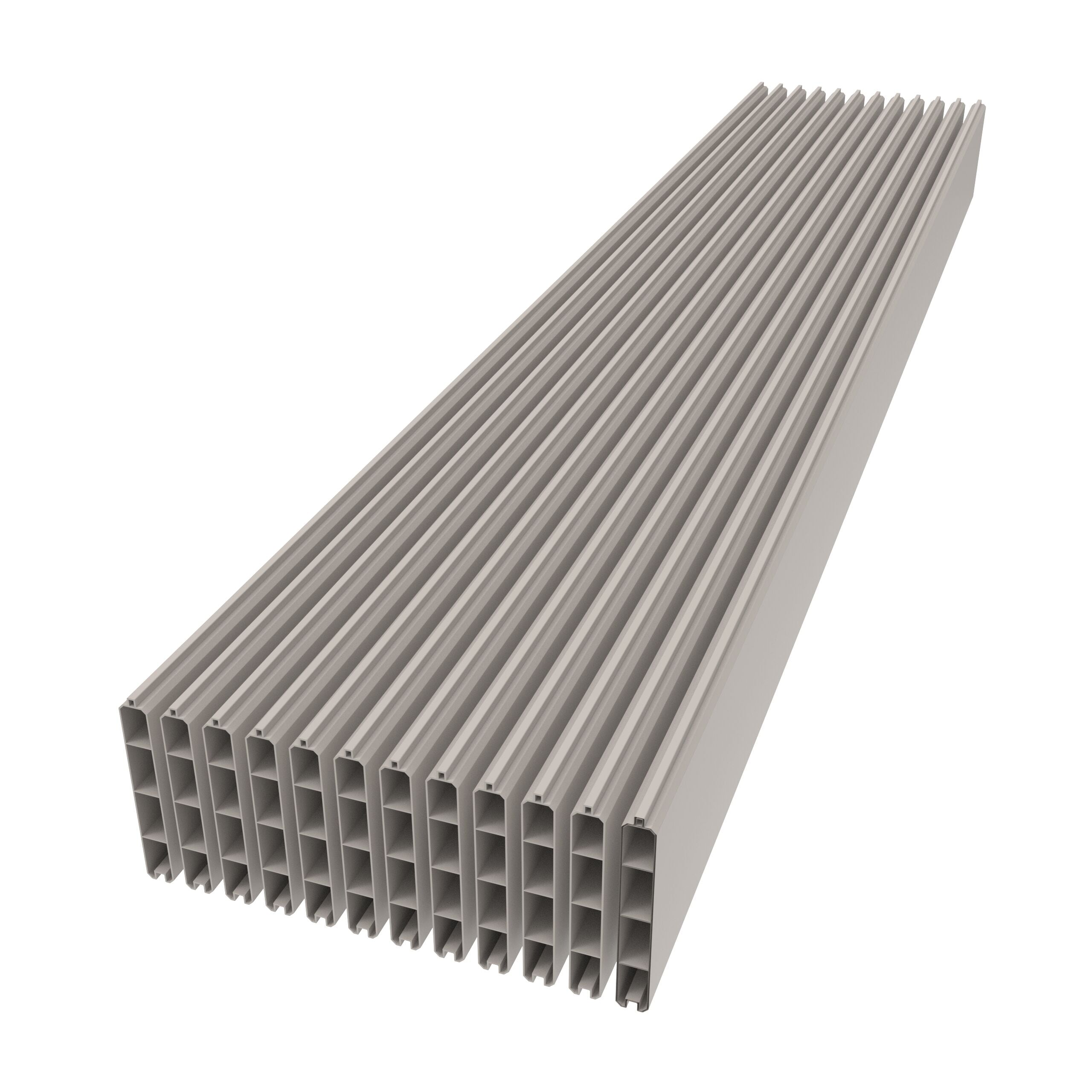 A single green leaf against a white background.