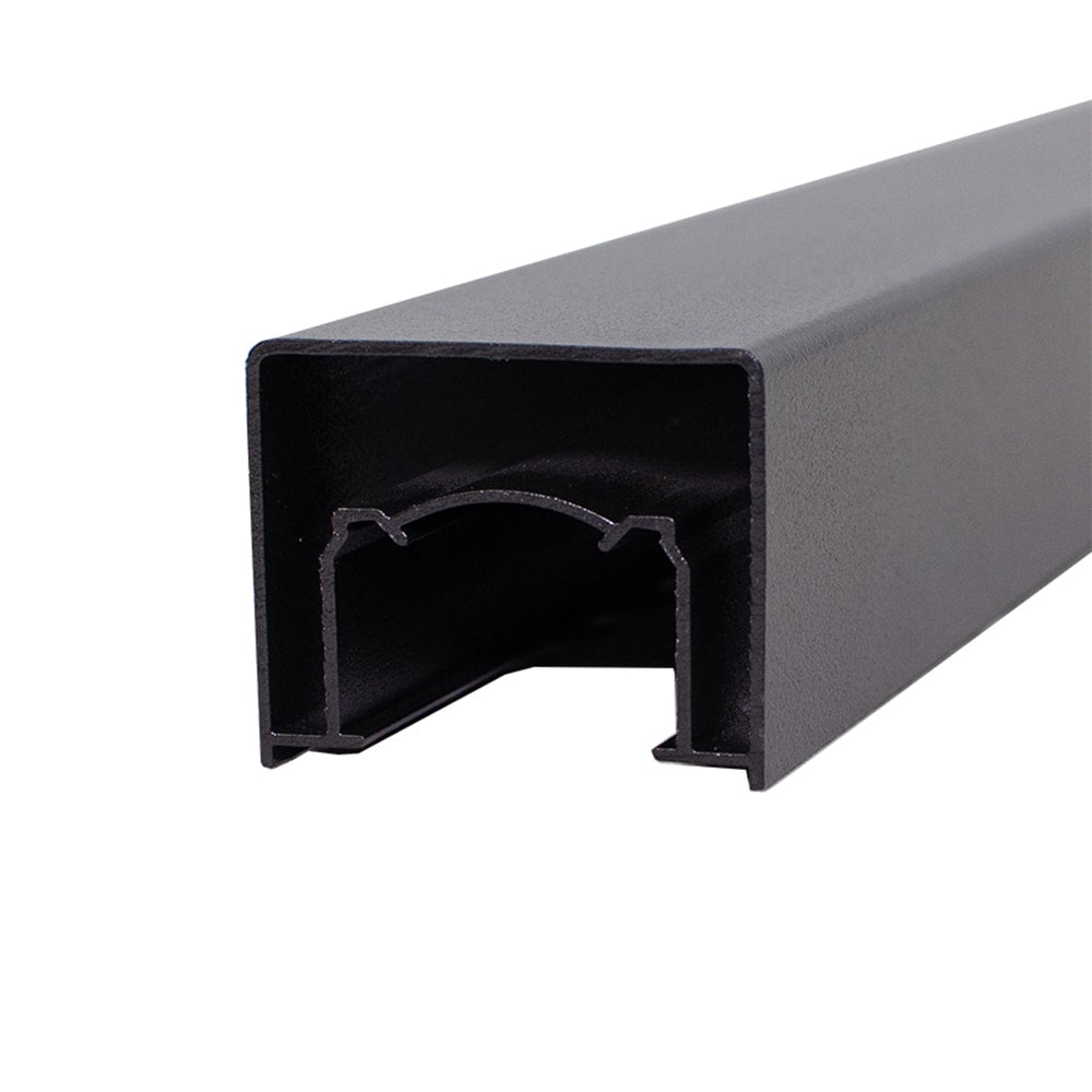 A single green leaf against a white background.