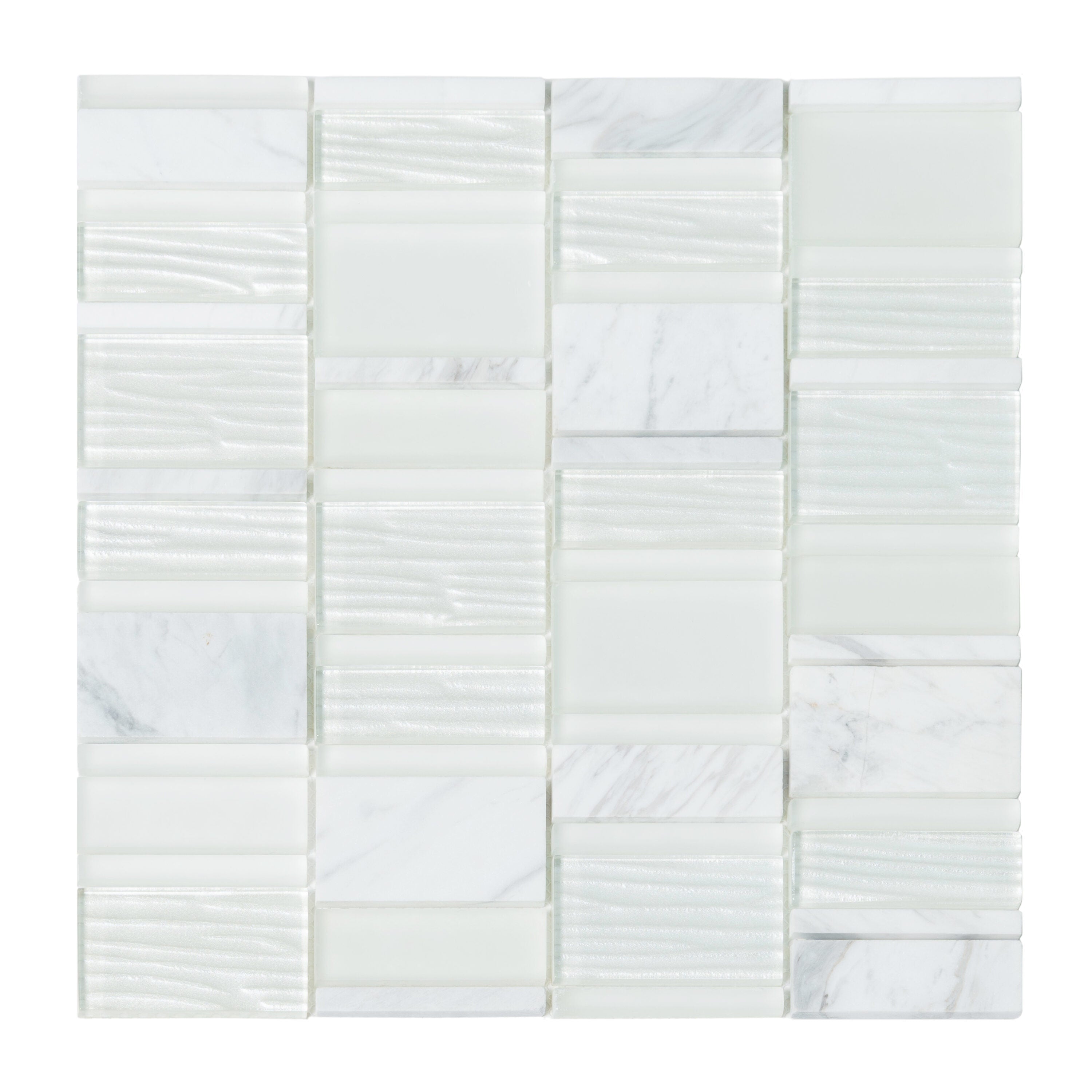 A single green leaf against a white background.