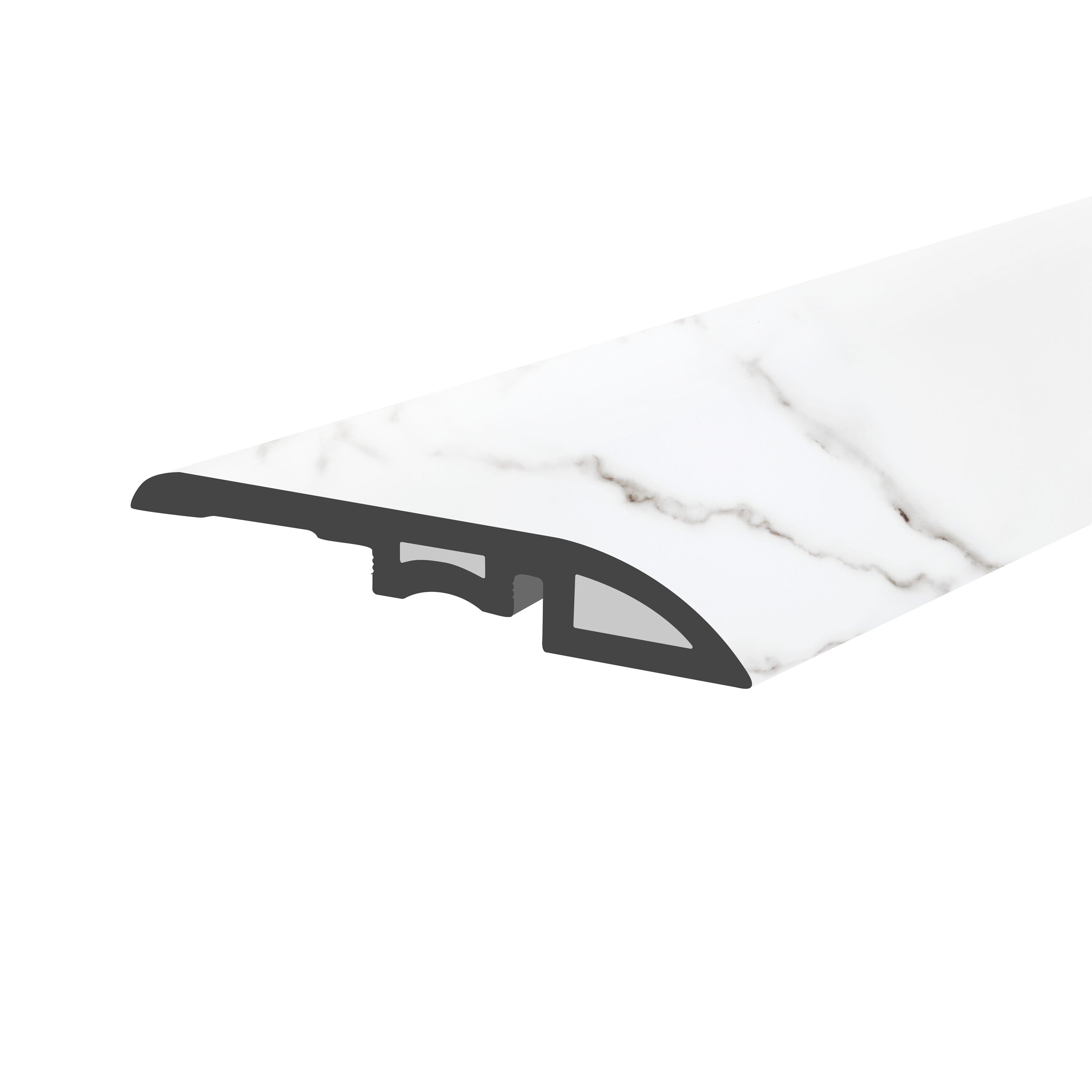 A single green leaf against a white background.