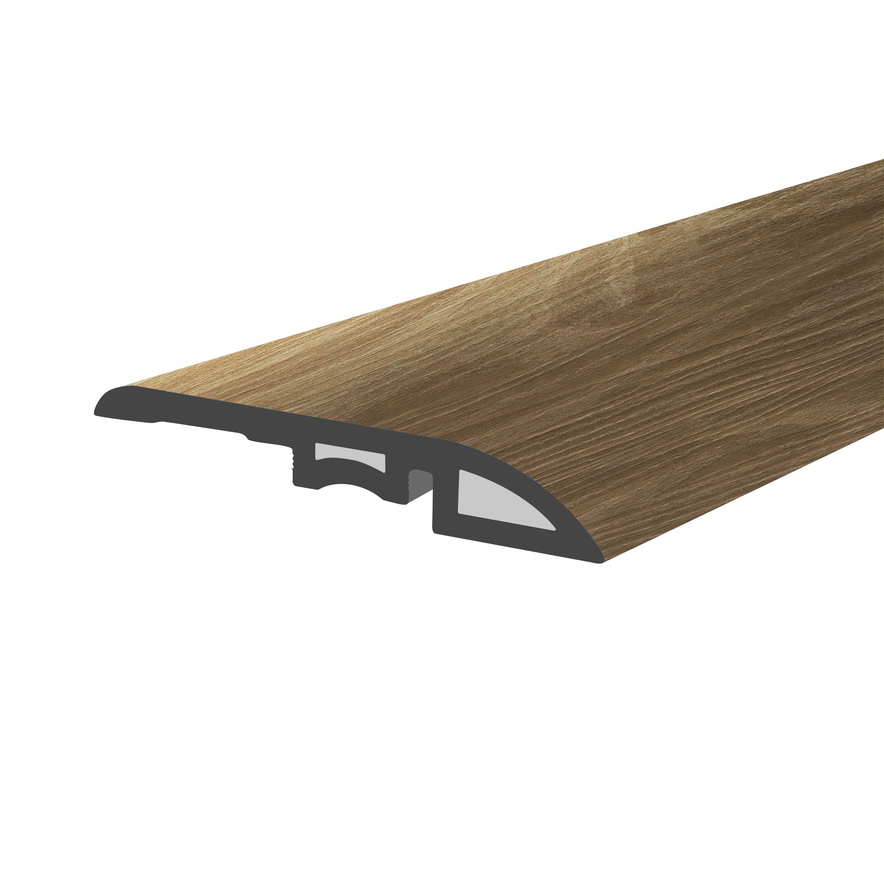 A single green leaf against a white background.