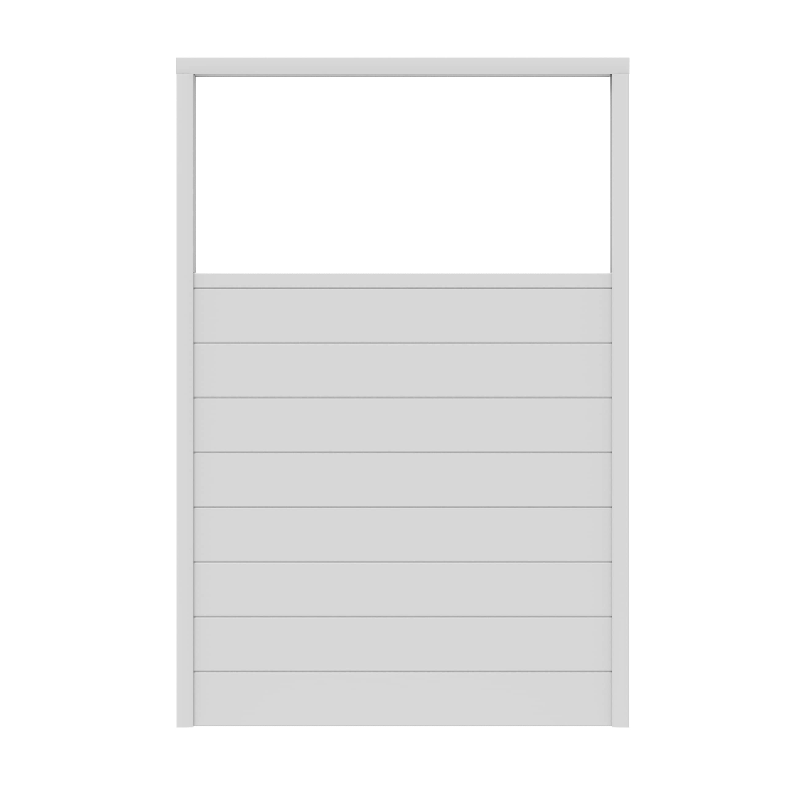 A single green leaf against a white background.