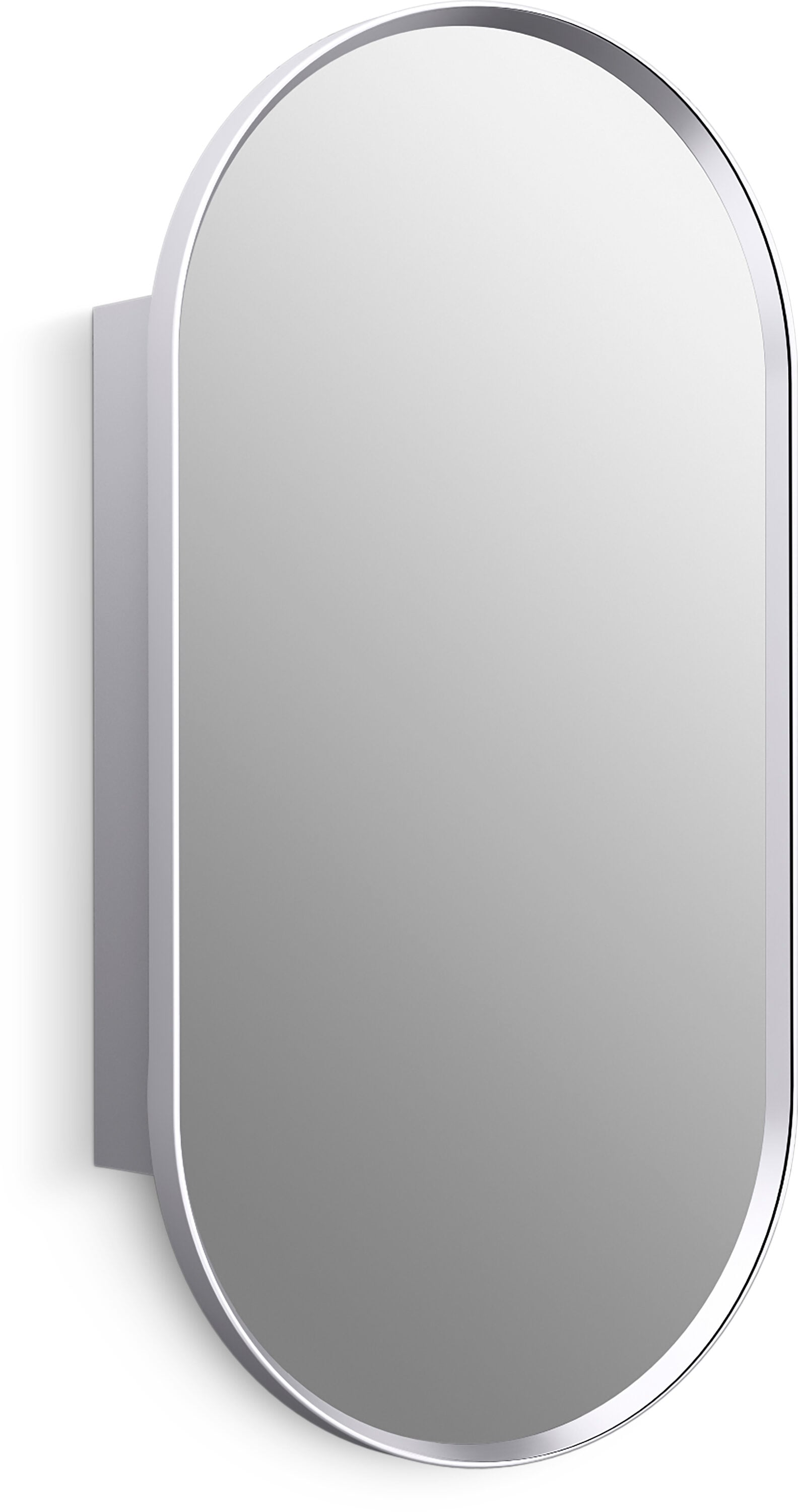 A single green leaf against a white background.