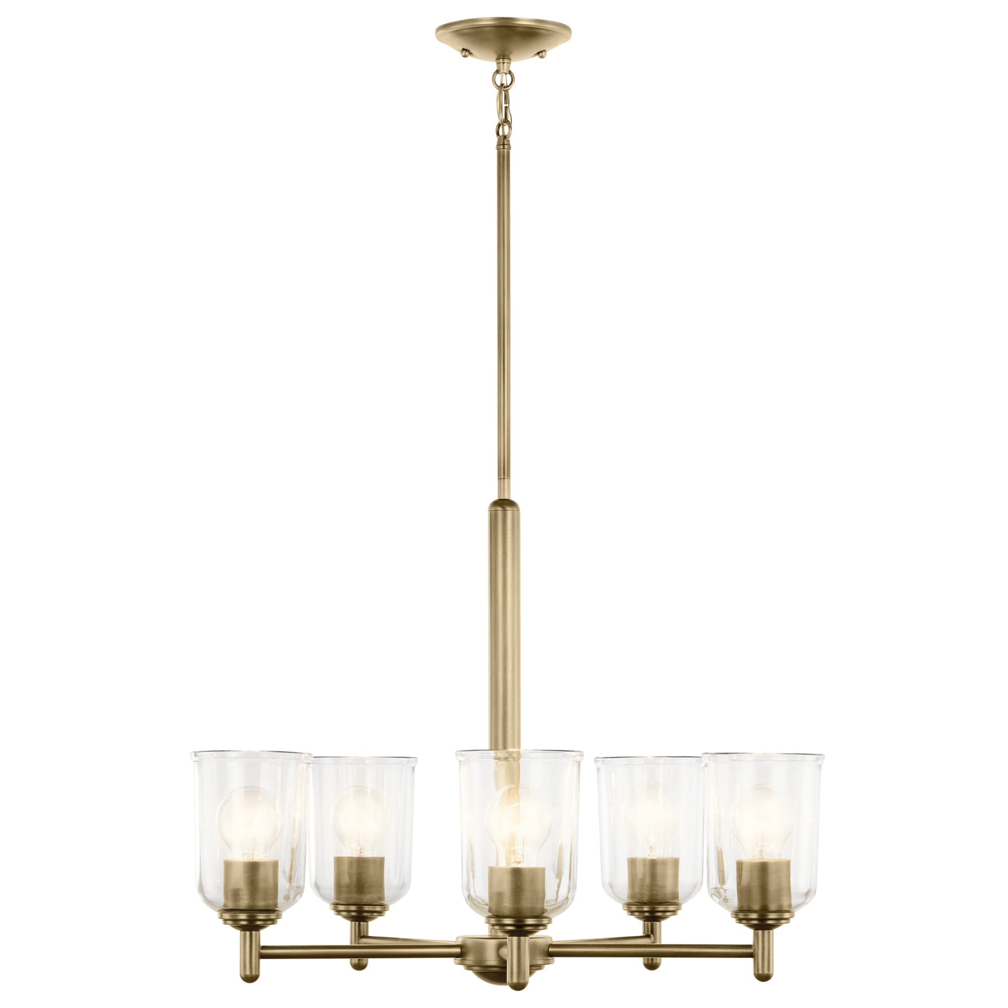 Kichler Shailene 5-Light Gold Traditional Chandelier – Super Arbor