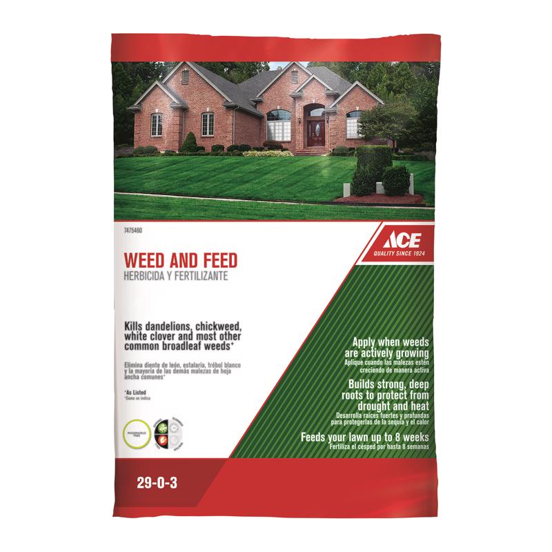 herbicide ace hardware Ace Weed & Feed Lawn Fertilizer For All Grasses 5000 sq ft