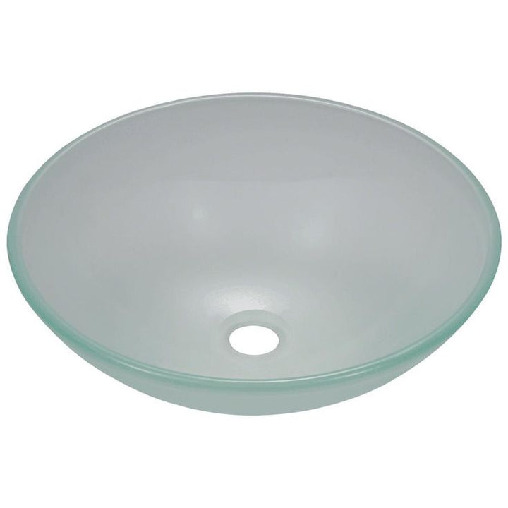 MR Direct Glass Vessel Sink in Frost