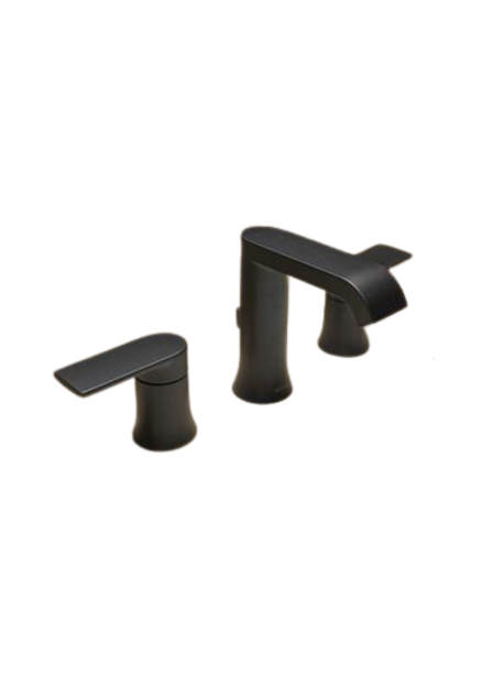 MOEN Genta 8 in. Widespread orders 2-Handle Bathroom Faucet in Matte Black