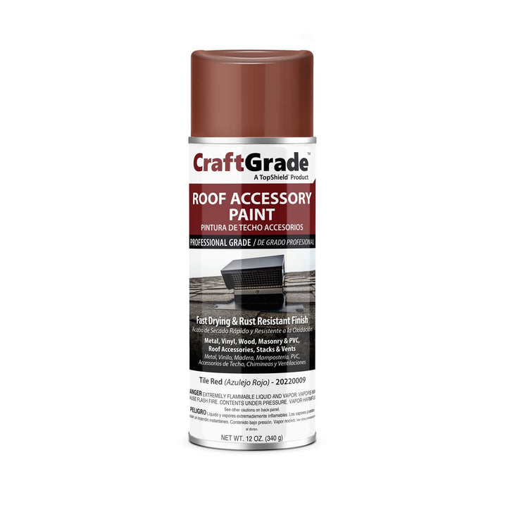 TopShield CraftGrade Accessory Spray Paint Tile Red