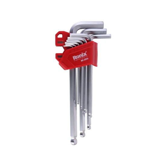 Ronix Ronx 1.5-10mm 9PCS Spark Free Magnetic Beryllium Copper Hex Key with Ball