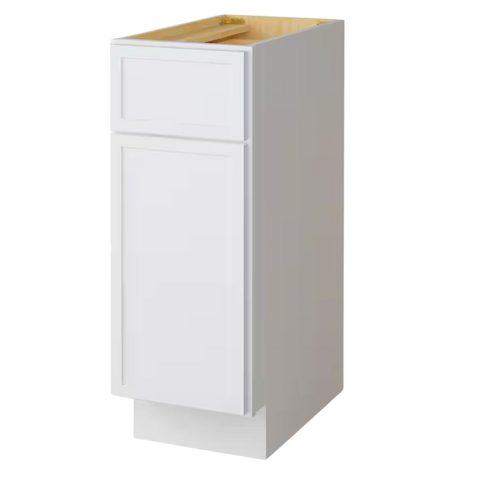 Vanity Art 12 in. W x 21 in. D x 32.5 in. H 1-Drawer Bath Vanity Cabinet Only in White