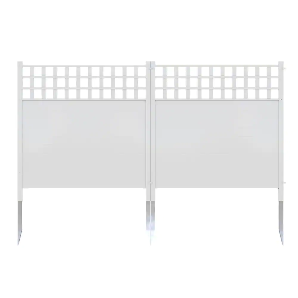 Zippity Outdoor Products 4 ft. x 3.5 ft. Keswick Vinyl Privacy Fence P ...