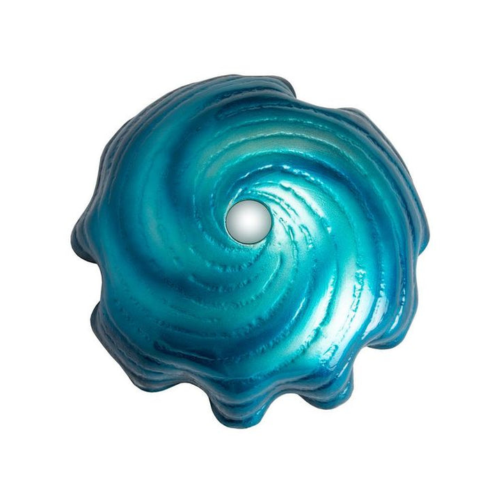 Eden Bath Caribbean Wave Glass Vessel Sink in Blue