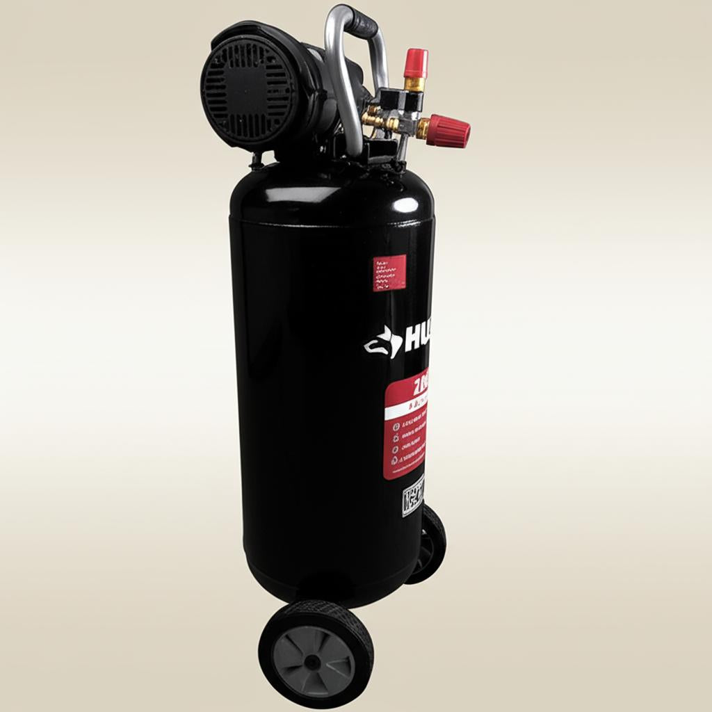 thumbnail image 2 of 20 Gal. 200 PSI Oil-Free Portable Vertical Electric Air Compressor – 1.3 HP, 120V, Branded C202H 2 of 6