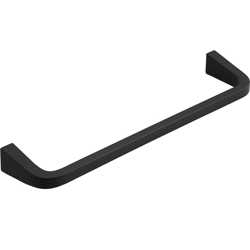 A single green leaf against a white background.