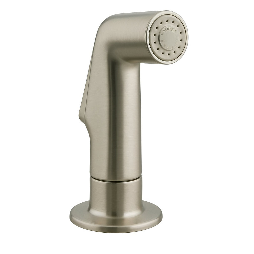 A single green leaf against a white background.