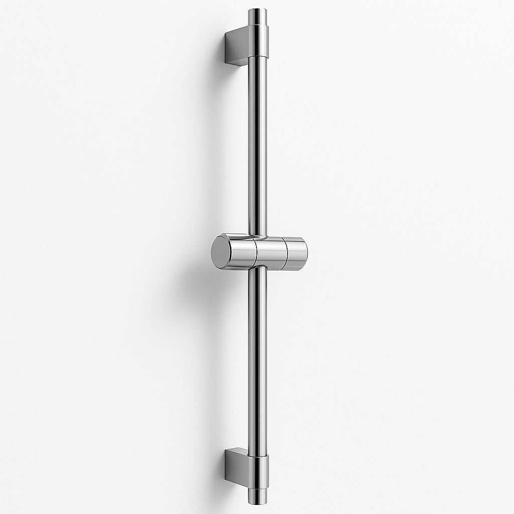 A single green leaf against a white background.