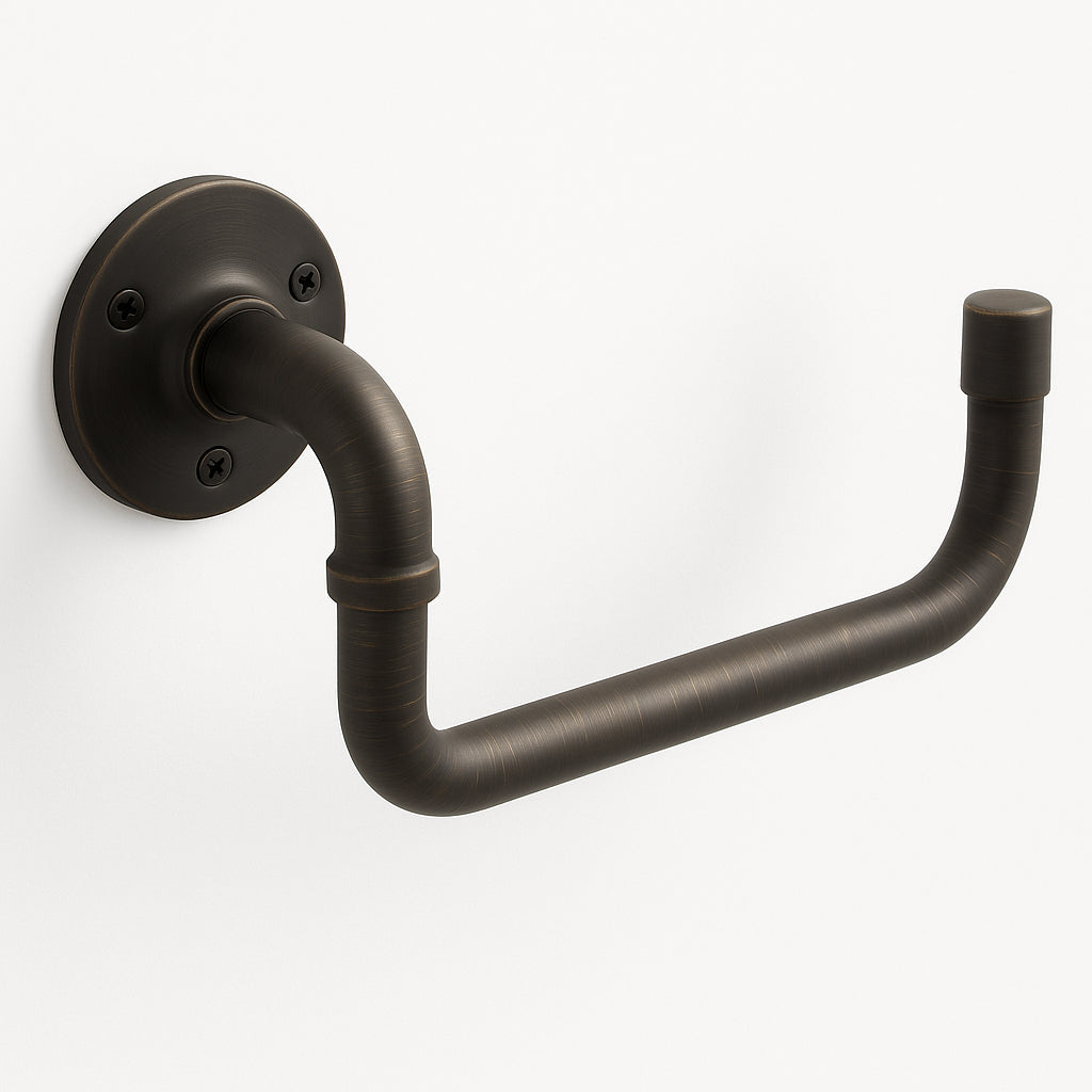 A single green leaf against a white background.