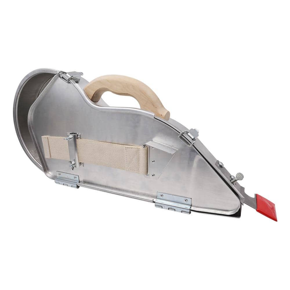 A single green leaf against a white background.