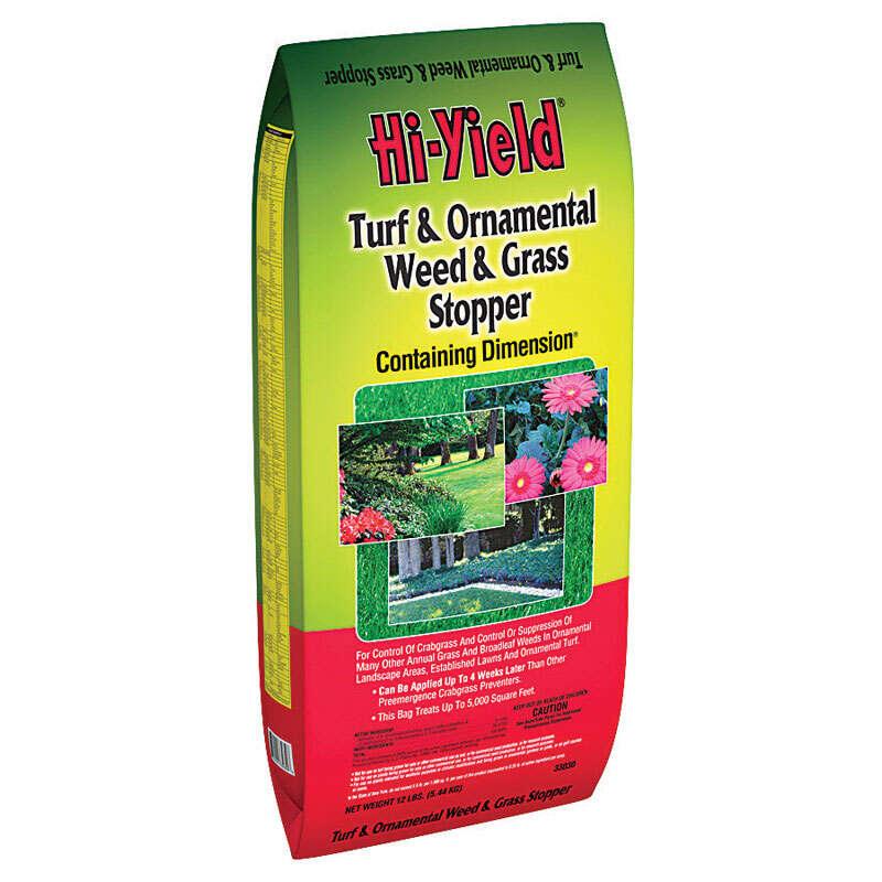 Hi-yield Turf And Ornamental Weed And Crabgrass Control Granules 12 Lb 