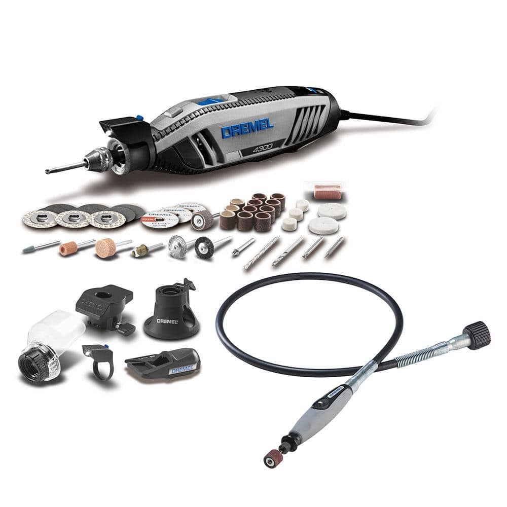 Dremel 4300 Series 1.8 Amp Variable Speed Corded Rotary Tool Kit With Rotary Tool WorkStation Stand And Drill Press - View #4