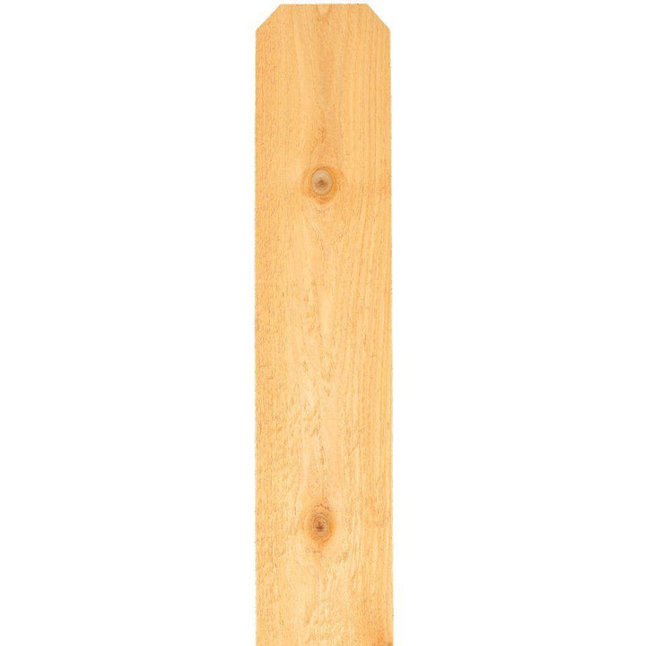 5/8 in. x 5-1/2 in. x 6 ft. Western Red Cedar Dog-Ear Fence Picket - Super Arbor