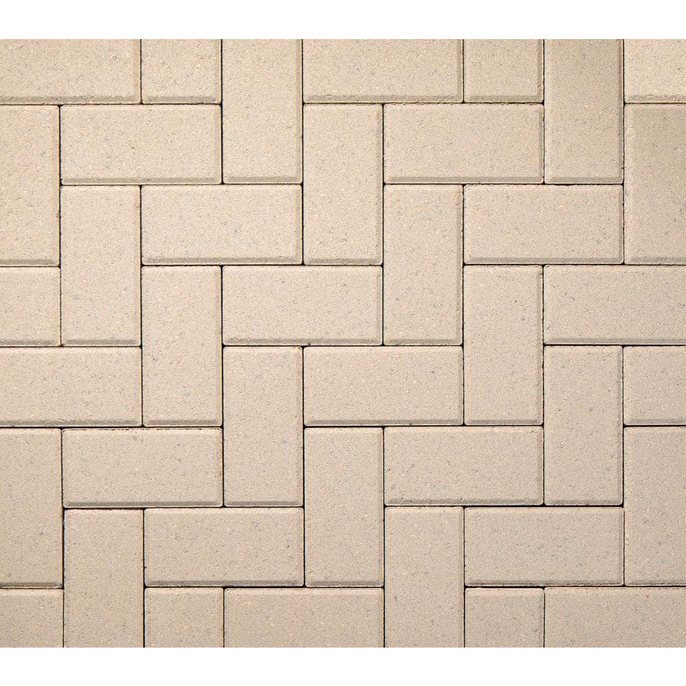 Oldcastle 8 in. L x 4 in. W x 2.25 in. H 60mm Linen Holland Pavers