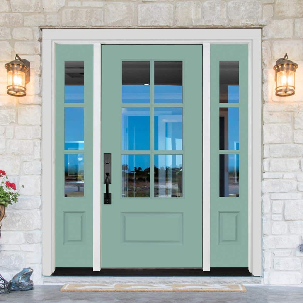 Steves & Sons Legacy Collection Customizable Fiberglass Prehung