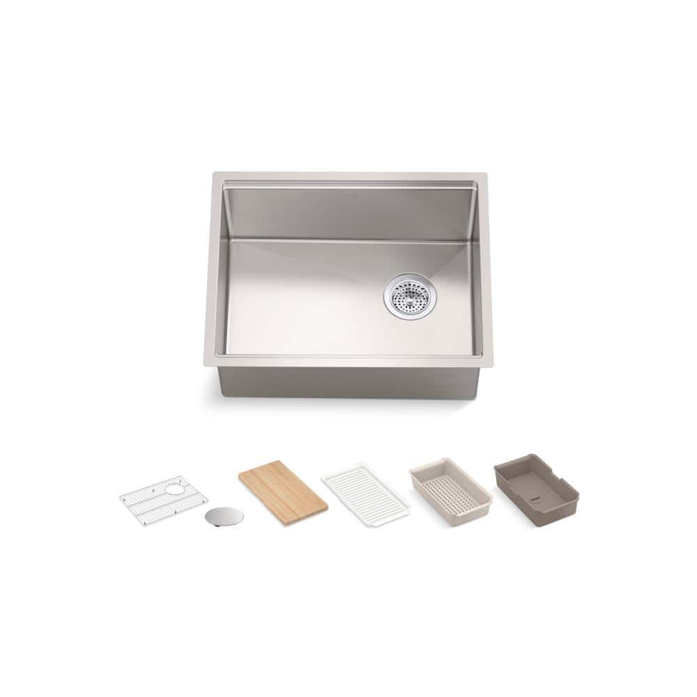 A single green leaf against a white background.