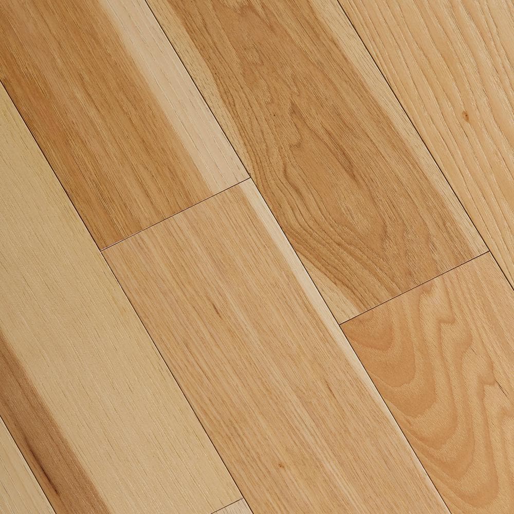 HOMELEGEND Natural Hickory 3/8 in. T x 5 in. W Wire Brushed